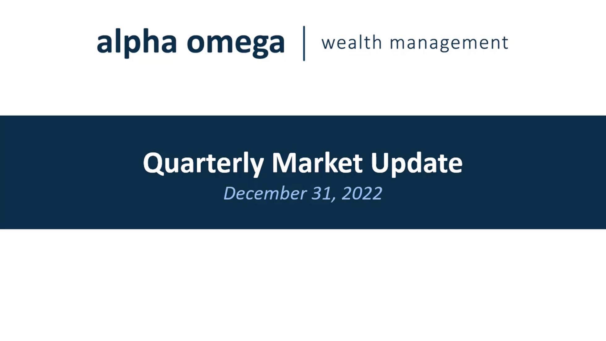 AO Quarterly Update 2022 Q4